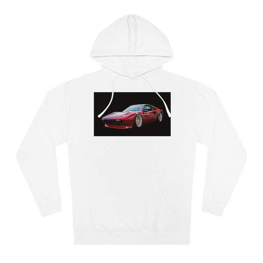 Classic Red Sports Car Hoodie